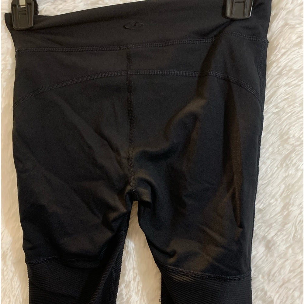 Champion Leggings Womens X-Small Performance Black Activewear Stretch 1043